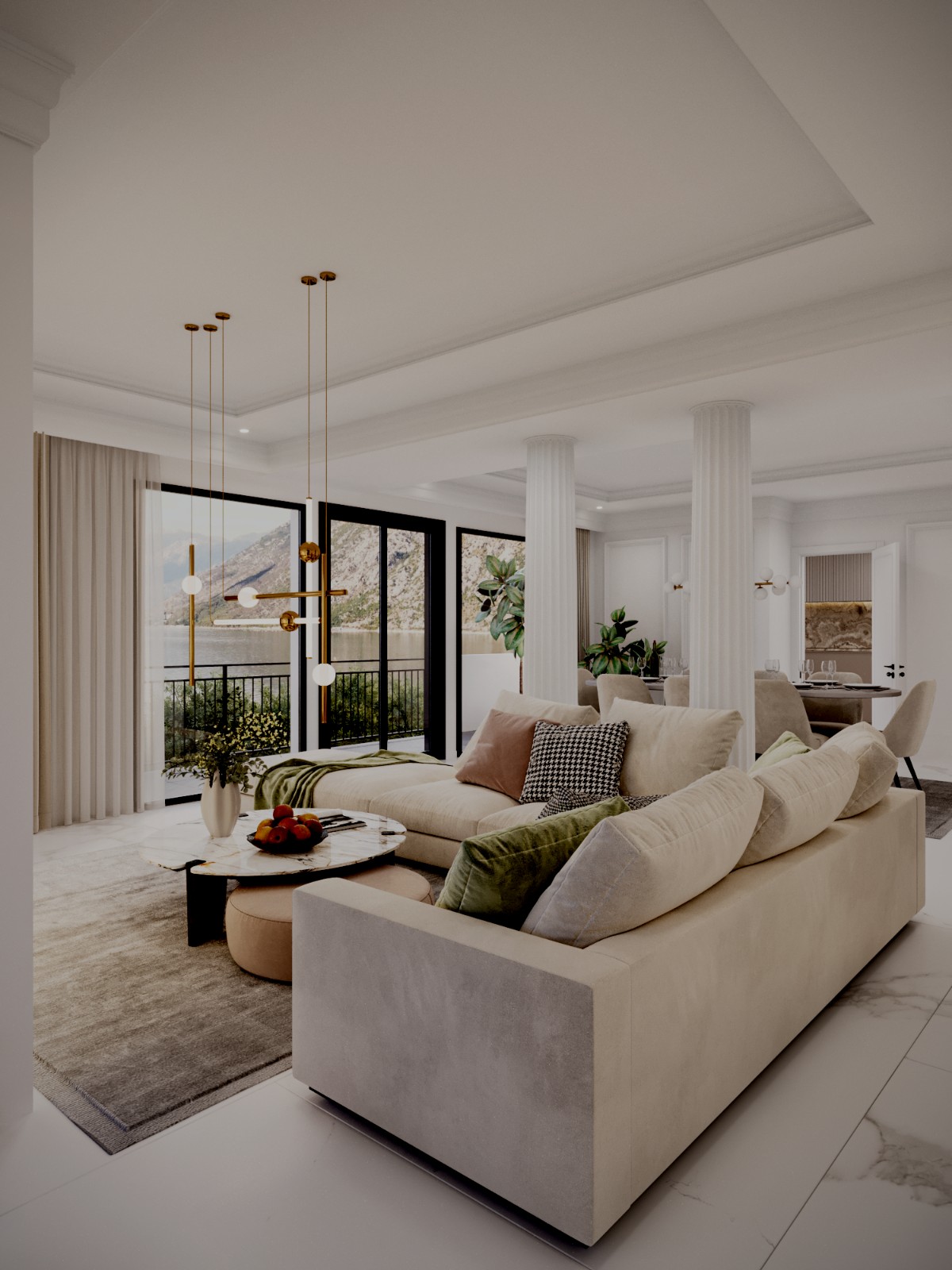 STOLIV-luksuzna vila na prvoj liniji do mora. “Ključ u ruke” i direktan pogled na Perast.