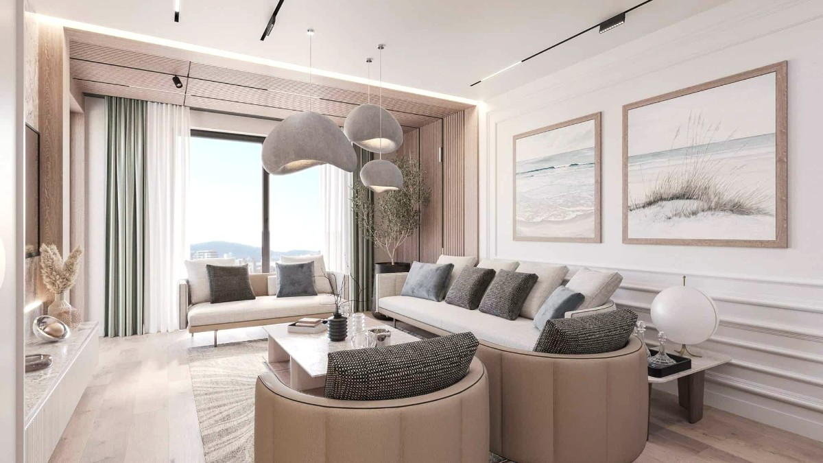 BAR, centar dvosoban stan u novogradnji